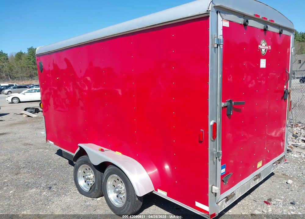 2013 CARRY ON 14\' ENCLOSED TRAILER VIN: 4YMCL1429DV012952