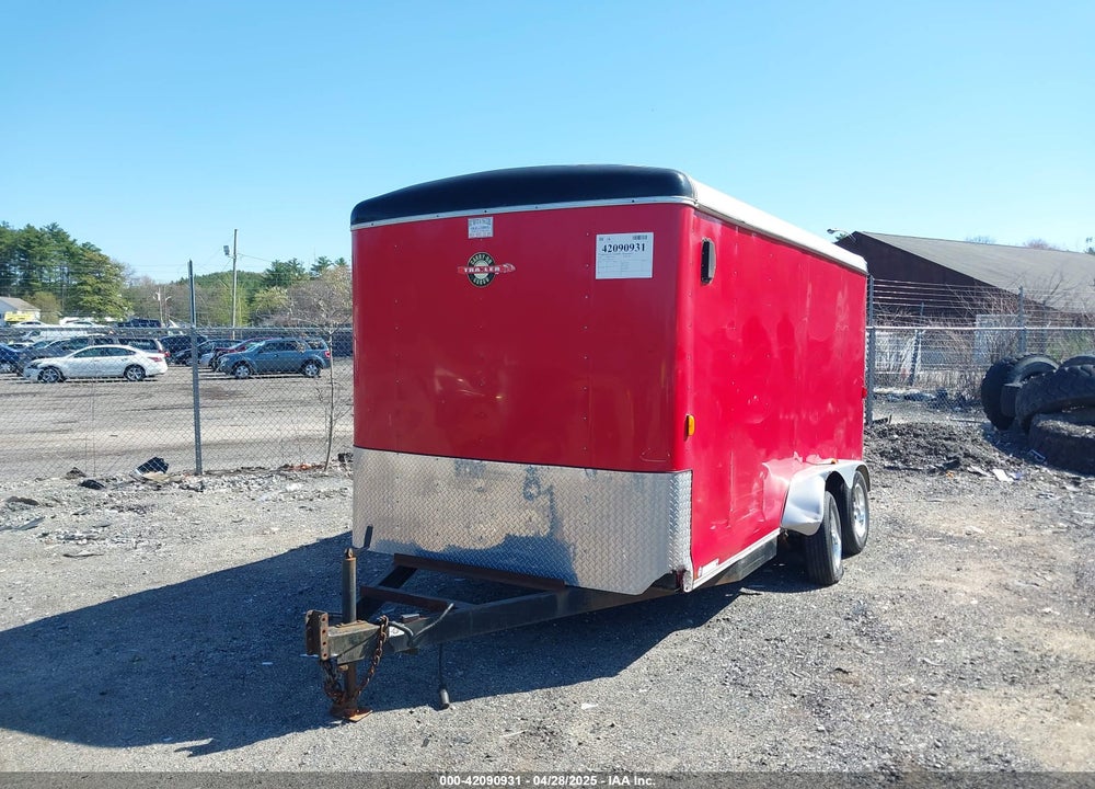 2013 CARRY ON 14\' ENCLOSED TRAILER VIN: 4YMCL1429DV012952