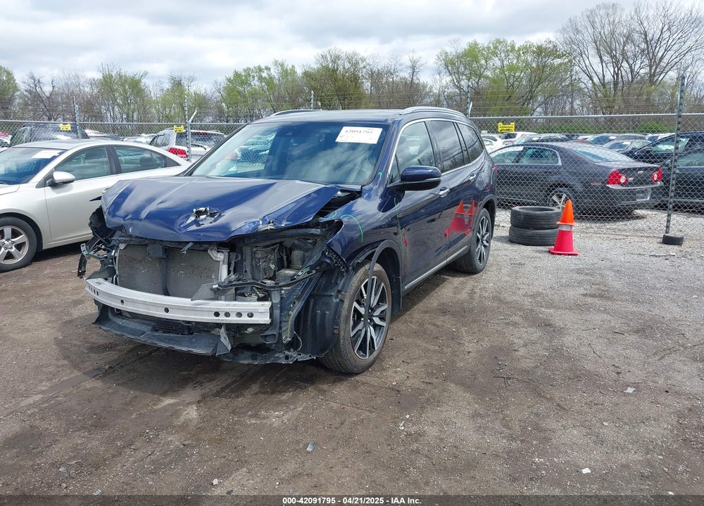 2019 HONDA PILOT TOURING VIN: 5FNYF6H68KB001978
