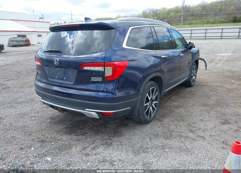 2019 HONDA PILOT TOURING VIN: 5FNYF6H68KB001978