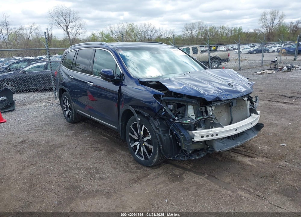 2019 HONDA PILOT TOURING VIN: 5FNYF6H68KB001978