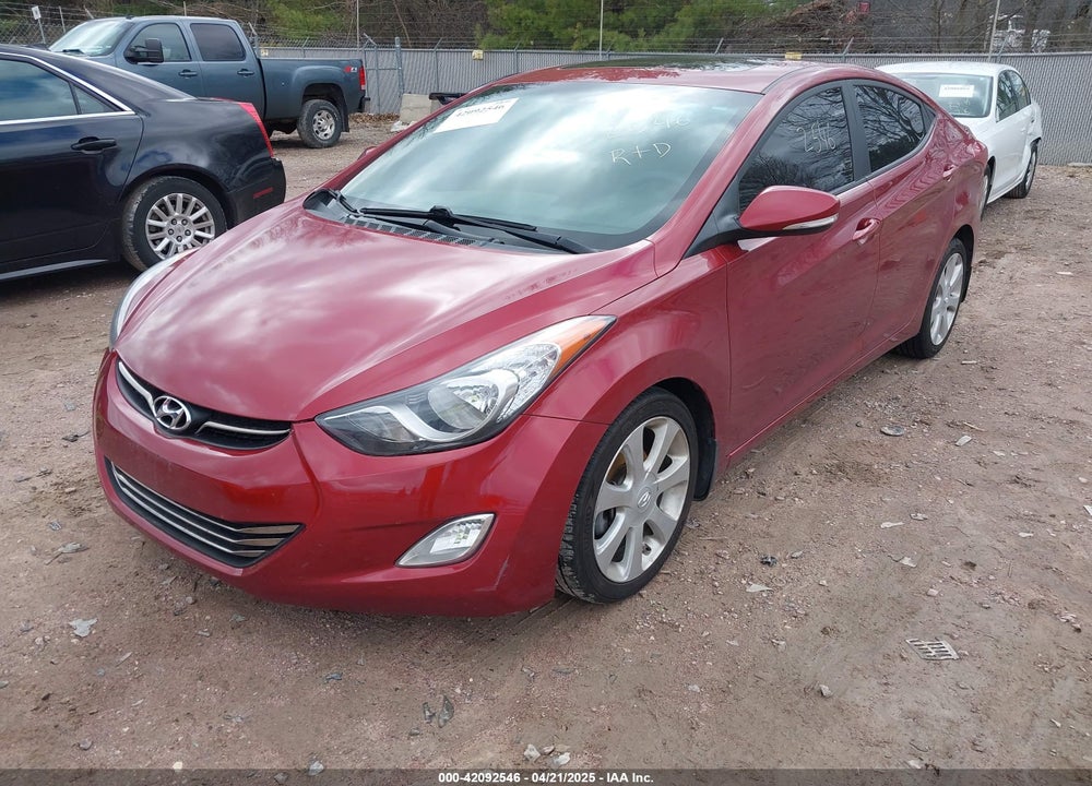 2013 HYUNDAI ELANTRA LIMITED VIN: 5NPDH4AEXDH330961