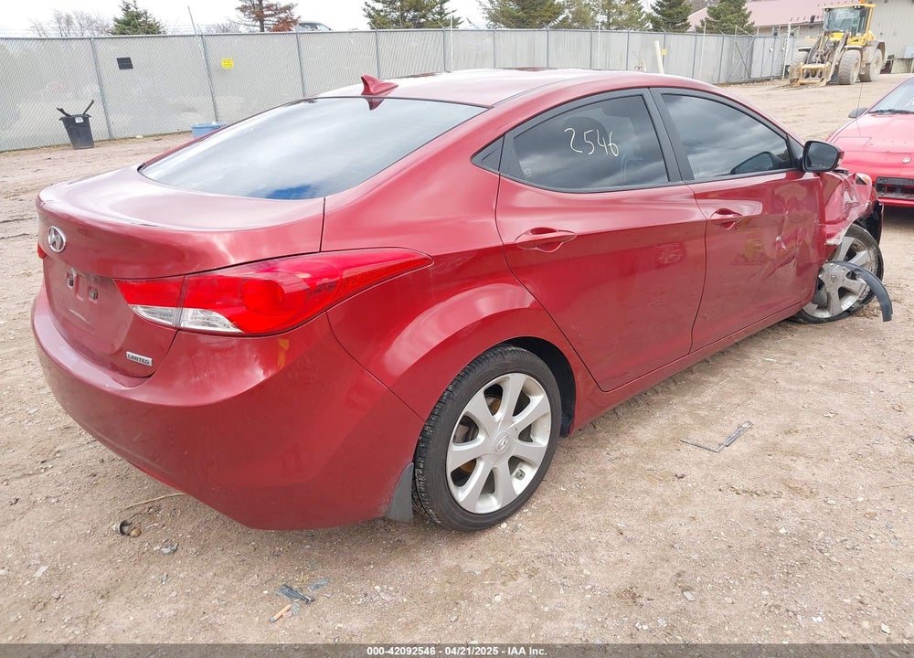 2013 HYUNDAI ELANTRA LIMITED VIN: 5NPDH4AEXDH330961