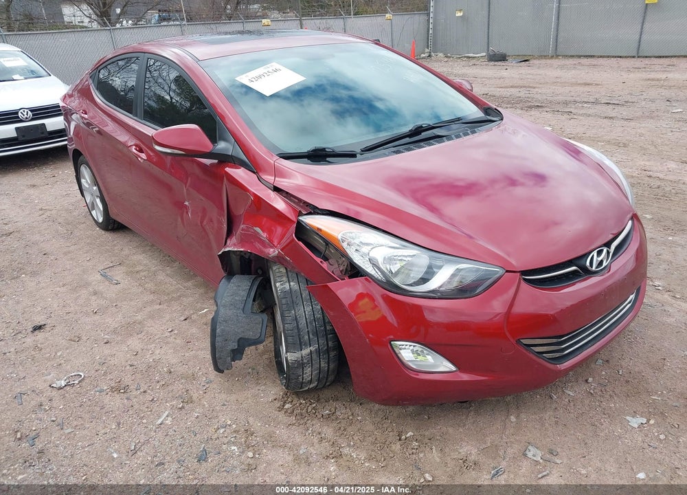 2013 HYUNDAI ELANTRA LIMITED VIN: 5NPDH4AEXDH330961