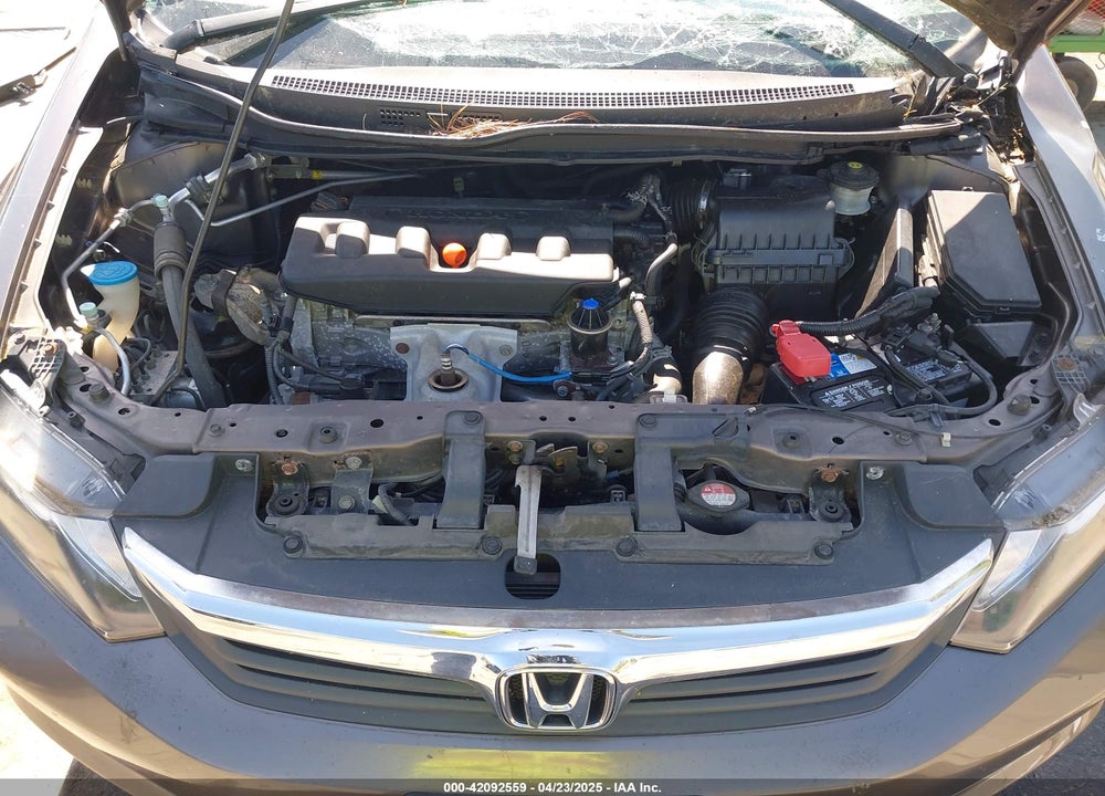 2012 HONDA CIVIC LX VIN: 19XFB2F52CE348431
