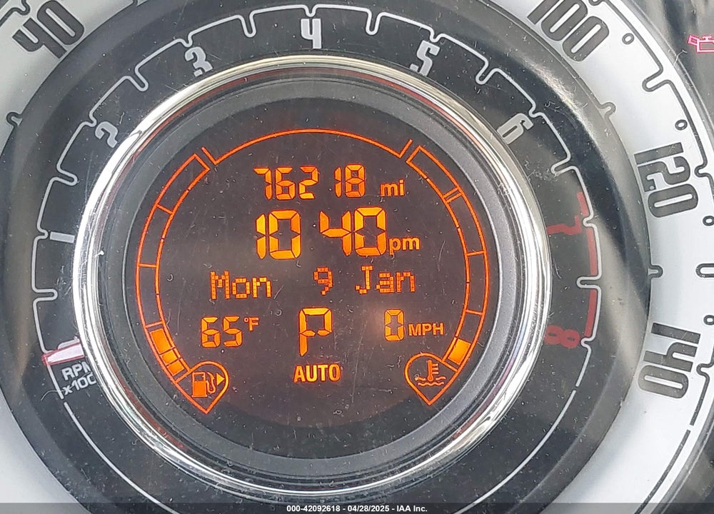 2013 FIAT 500 VIN: 3C3CFFAR0DT579791