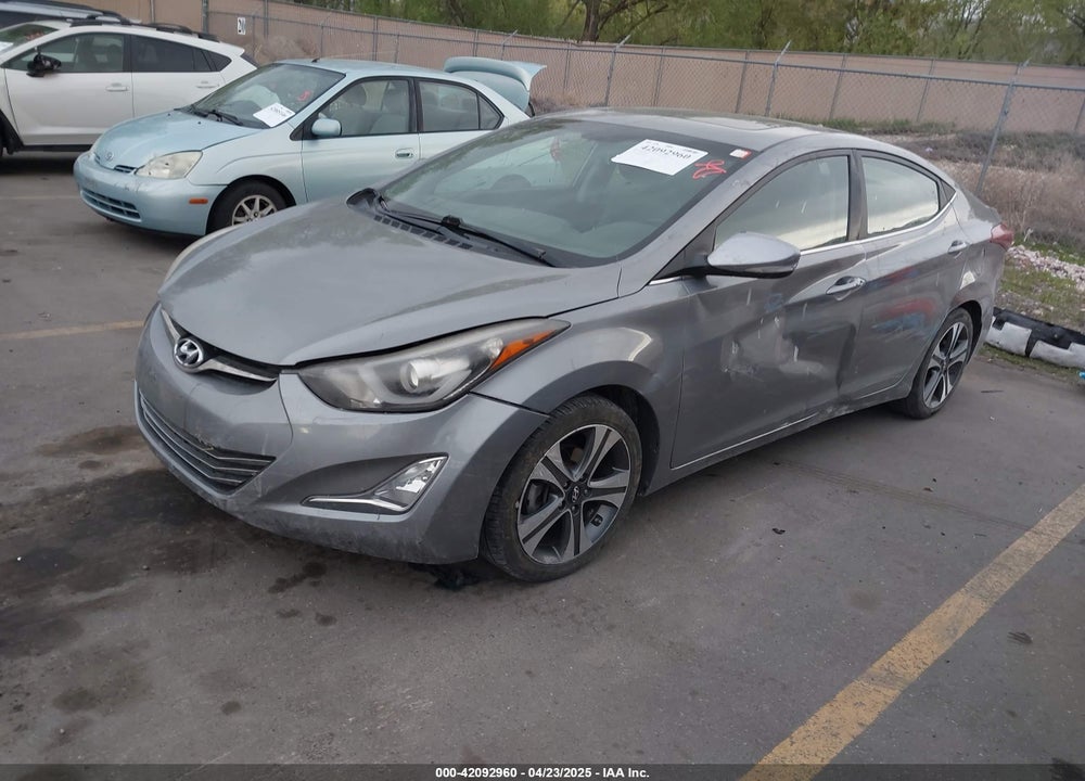 2014 HYUNDAI ELANTRA VIN: KMHDH4AH0EU032058