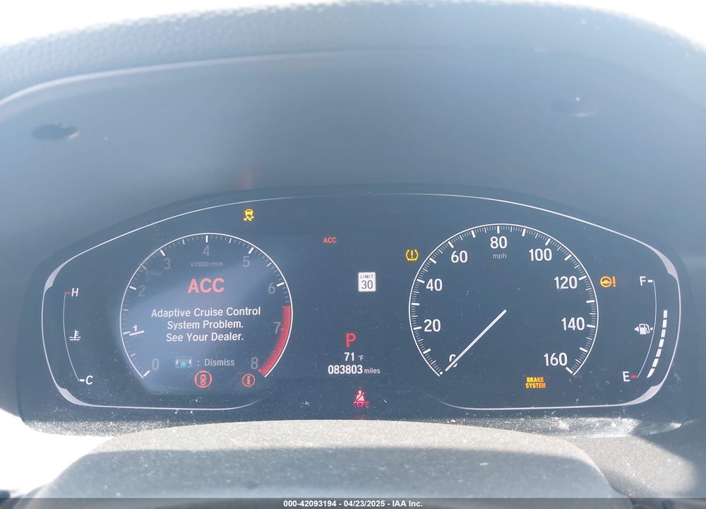 2019 HONDA ACCORD SPORT VIN: 1HGCV1F34KA101711