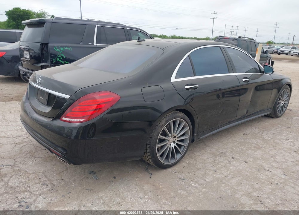 2015 MERCEDES-BENZ S CLASS VIN: WDDUG8CB9FA180564