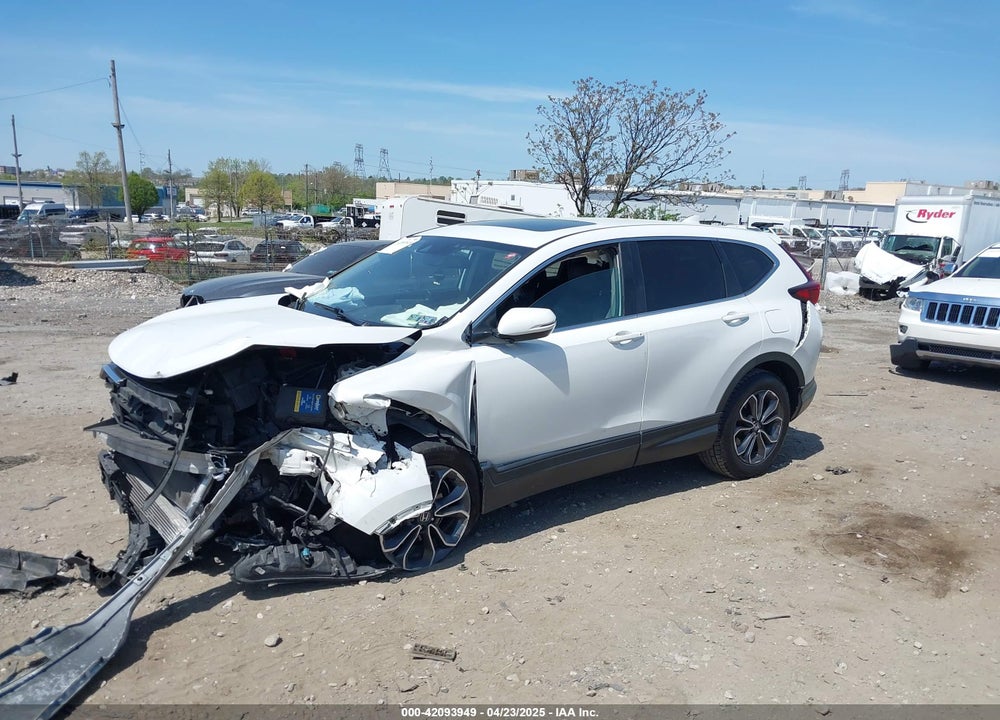 2021 HONDA CR-V AWD EX-L VIN: 2HKRW2H88MH618722