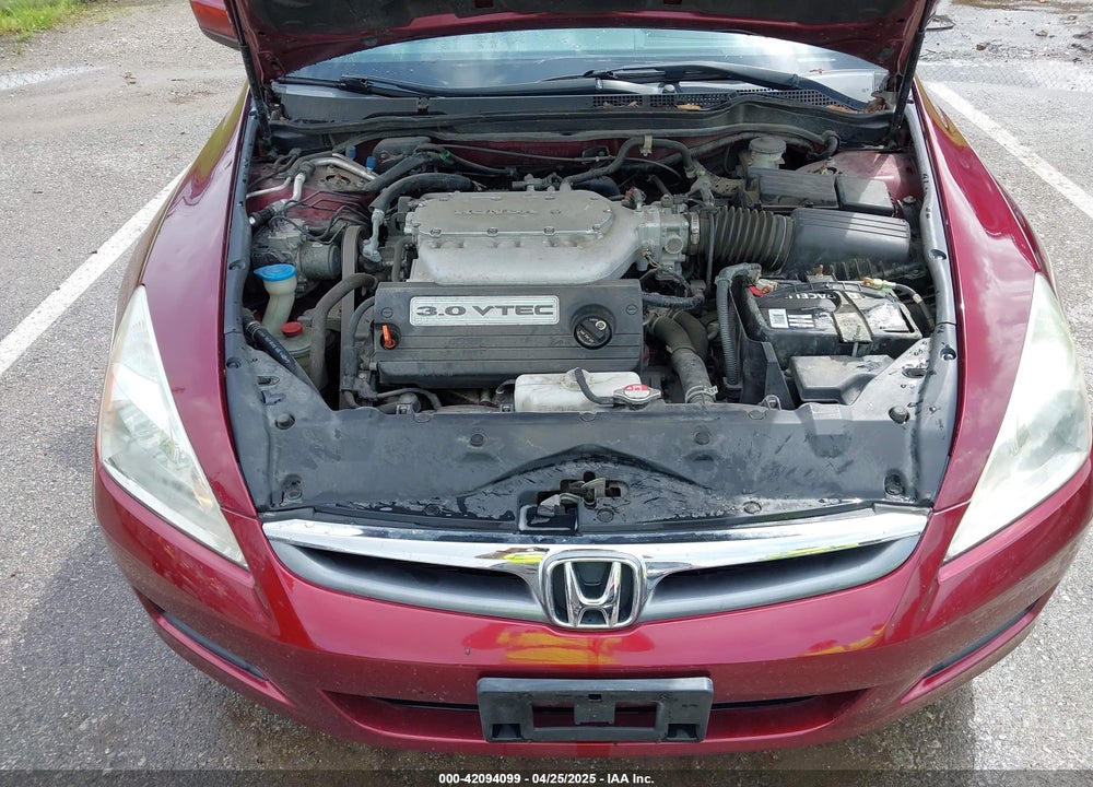 2006 HONDA ACCORD 3.0 EX VIN: 1HGCM66596A052786