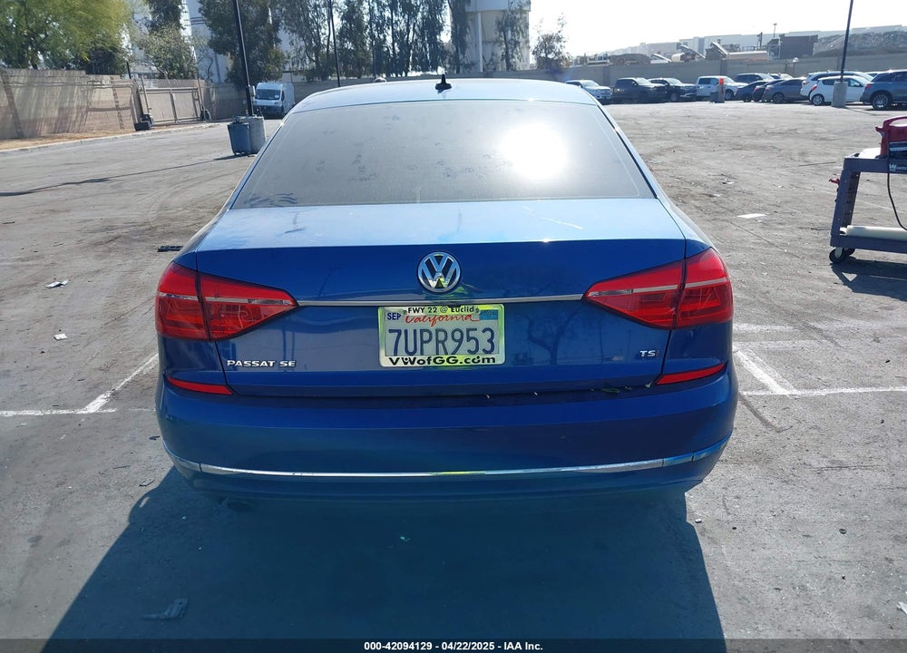 2016 VOLKSWAGEN PASSAT VIN: 1VWBT7A31GC053491