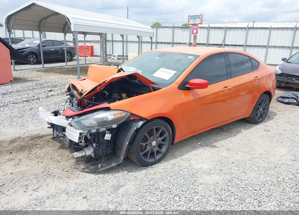 2015 DODGE DART VIN: 1C3CDFBB2FD403292