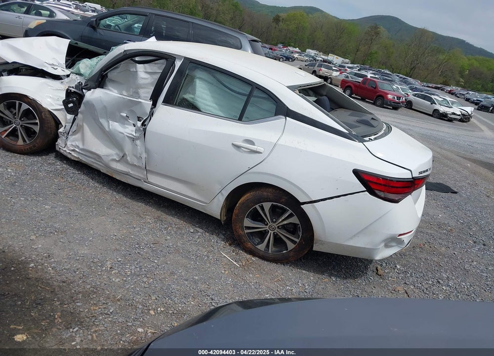 2022 NISSAN SENTRA VIN: 3N1AB8CV7NY221664