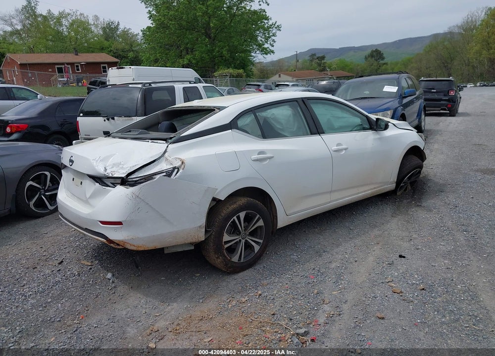 2022 NISSAN SENTRA VIN: 3N1AB8CV7NY221664