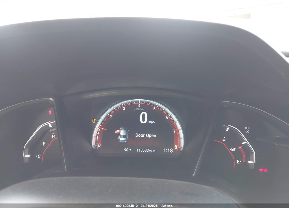 2017 HONDA CIVIC VIN: 2HGFC1E59HH701091