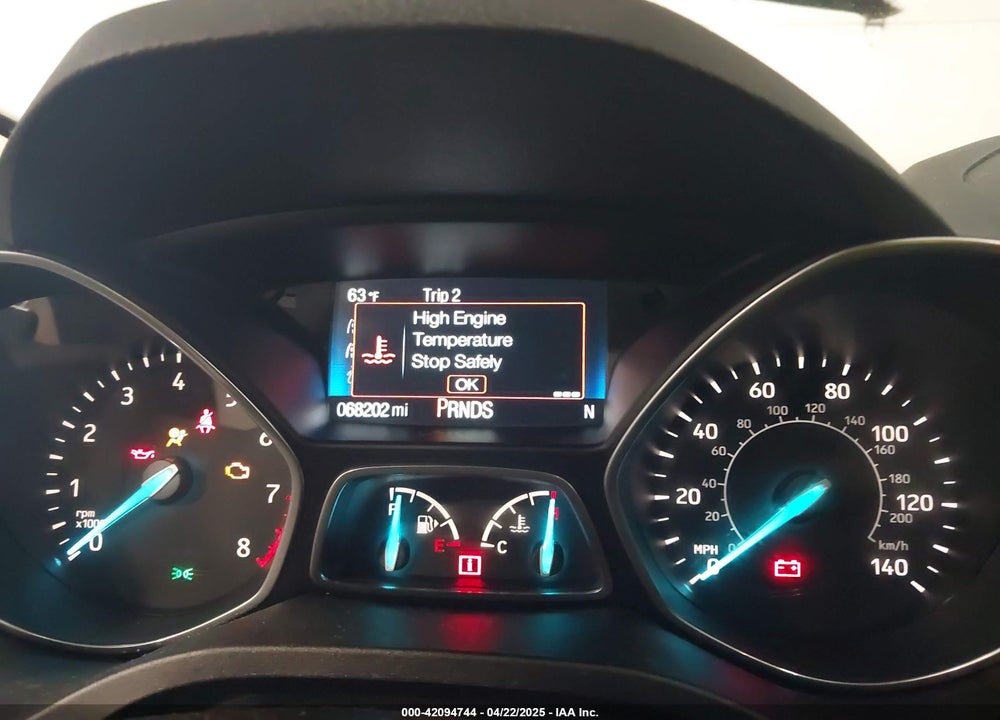 2019 FORD ESCAPE VIN: 1FMCU9GD8KUB03849