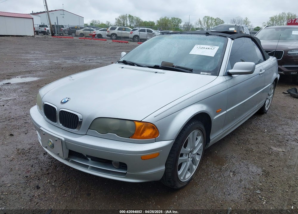 2002 BMW 325CI VIN: WBABS33462JY43617