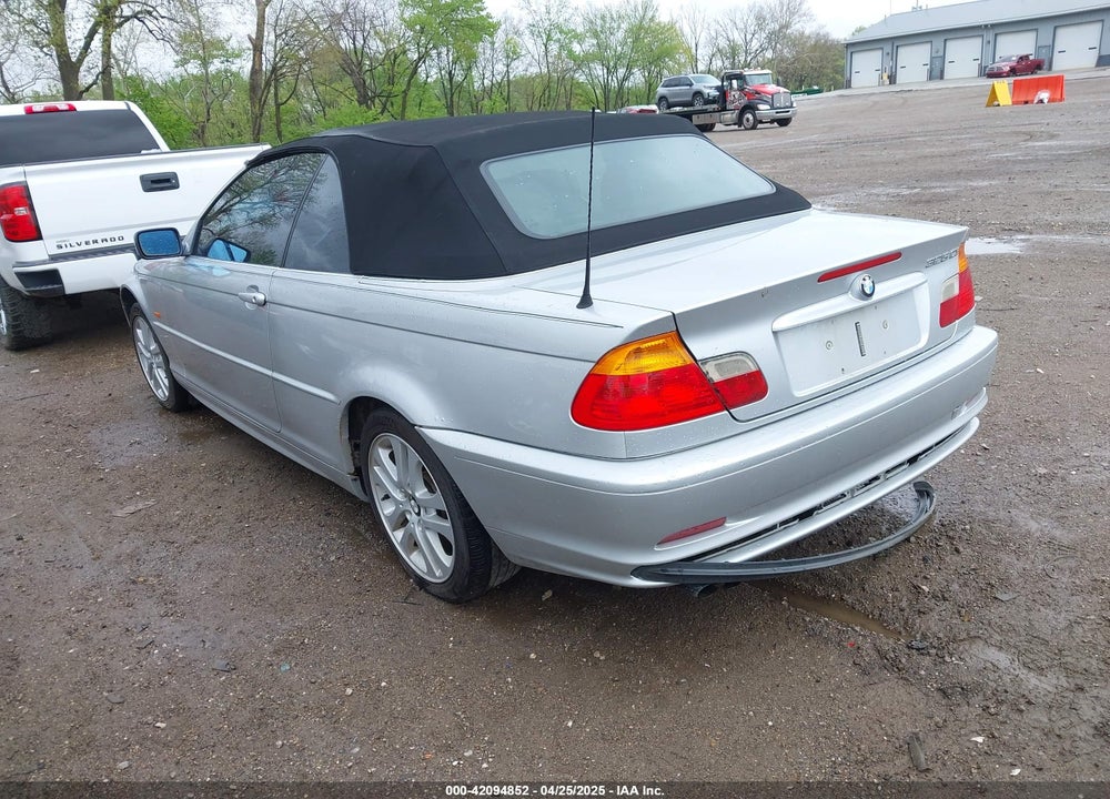 2002 BMW 325CI VIN: WBABS33462JY43617