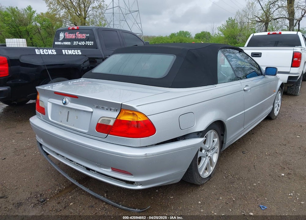 2002 BMW 325CI VIN: WBABS33462JY43617
