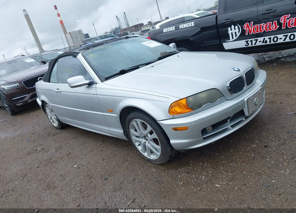 2002 BMW 325CI VIN: WBABS33462JY43617