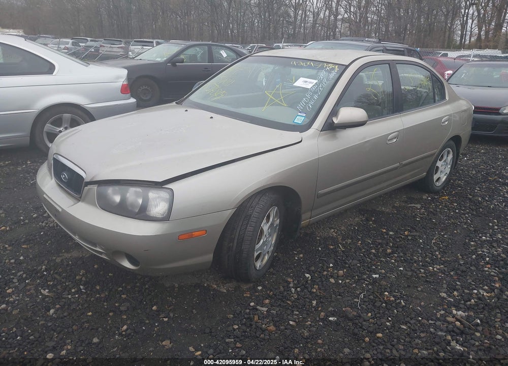 2001 HYUNDAI ELANTRA GLS VIN: KMHDN45D71U080537