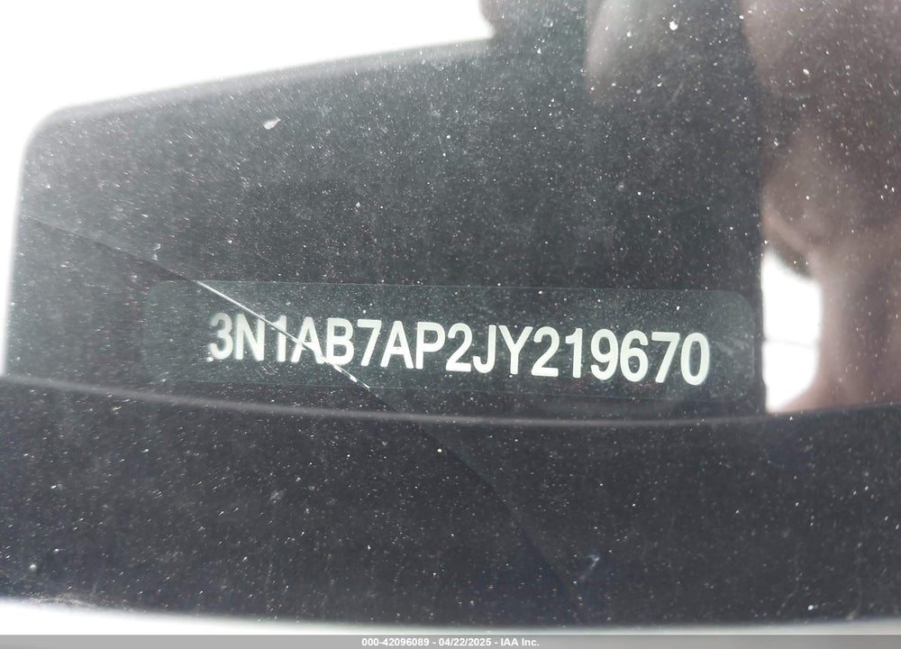 2018 NISSAN SENTRA VIN: 3N1AB7AP2JY219670
