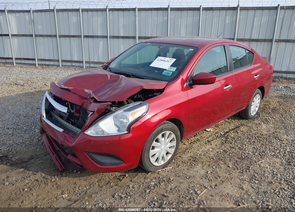 2019 NISSAN VERSA VIN: 3N1CN7AP8KL843407