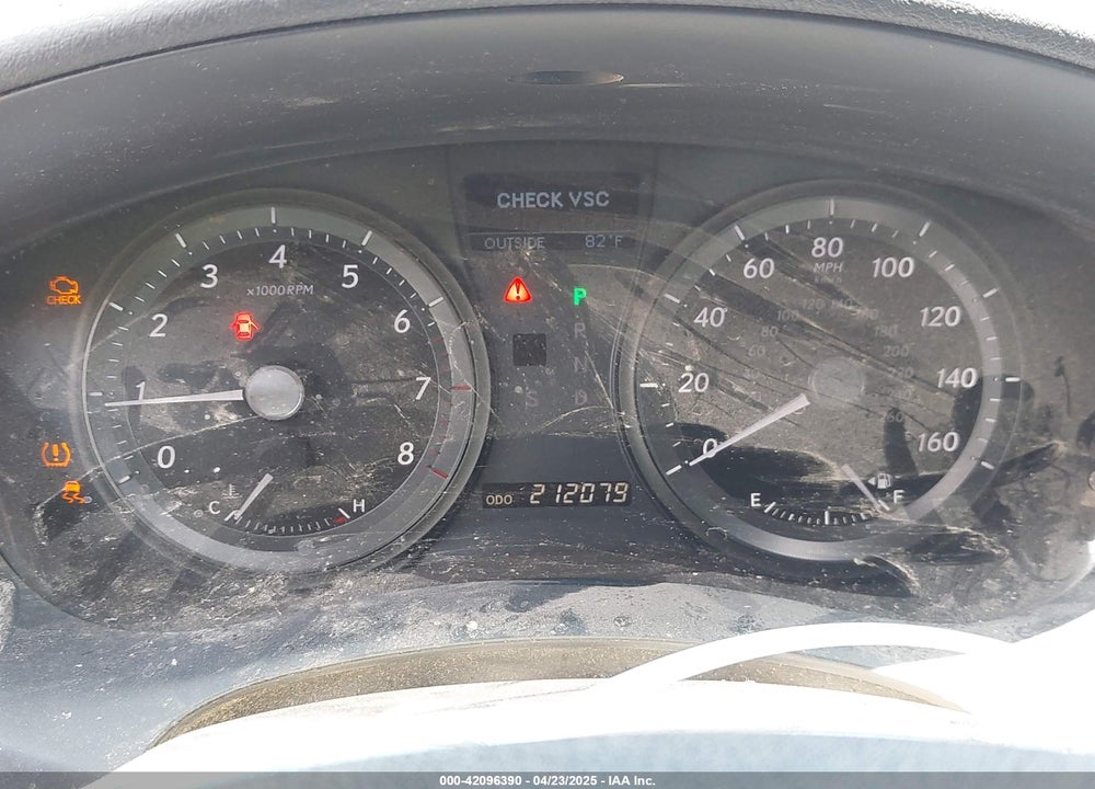 2009 LEXUS ES 350 VIN: JTHBJ46G892303531
