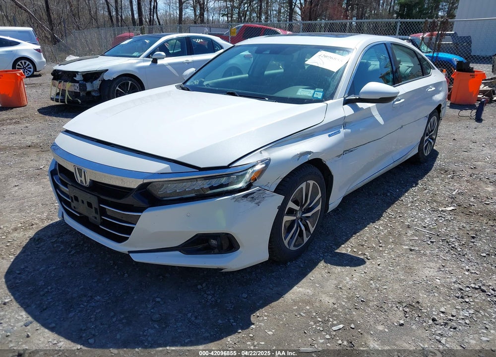 2021 HONDA ACCORD HYBRID EX-L VIN: 1HGCV3F5XMA000592
