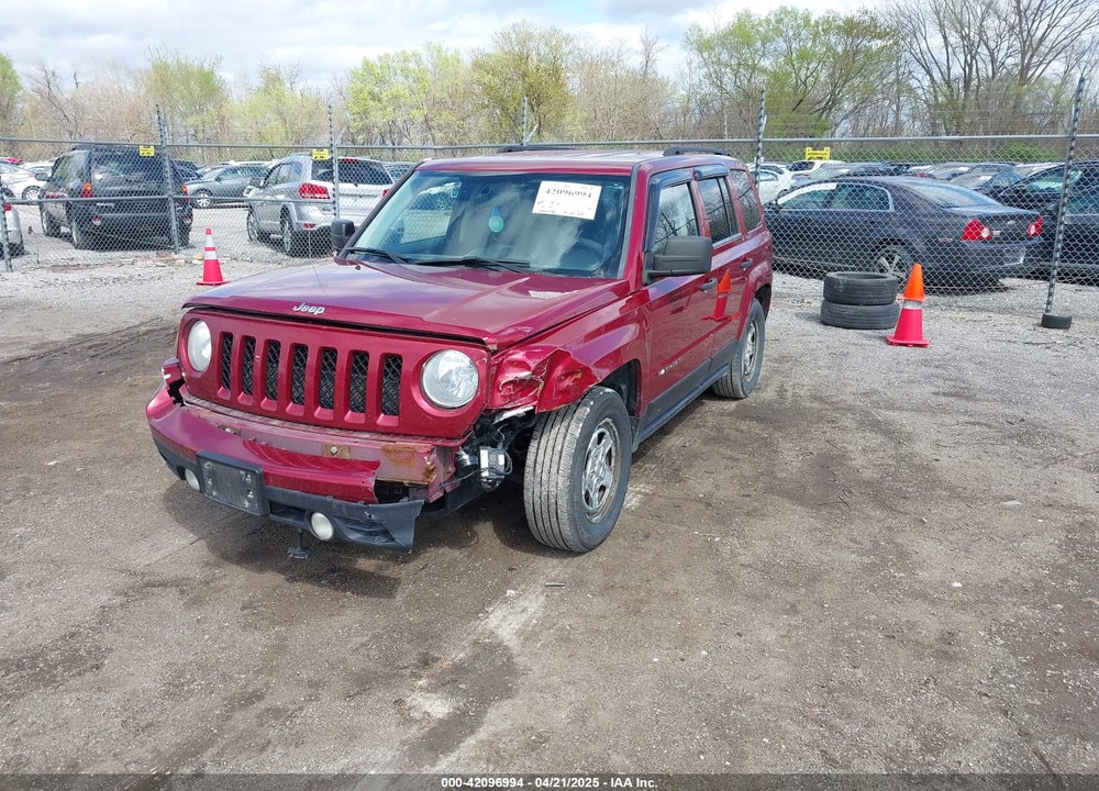 2014 JEEP PATRIOT VIN: 1C4NJPBAXED812973