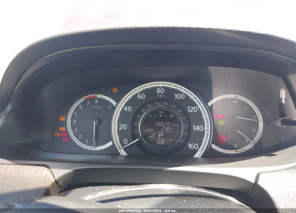 2014 HONDA ACCORD EX-L VIN: 1HGCR2F86EA165436