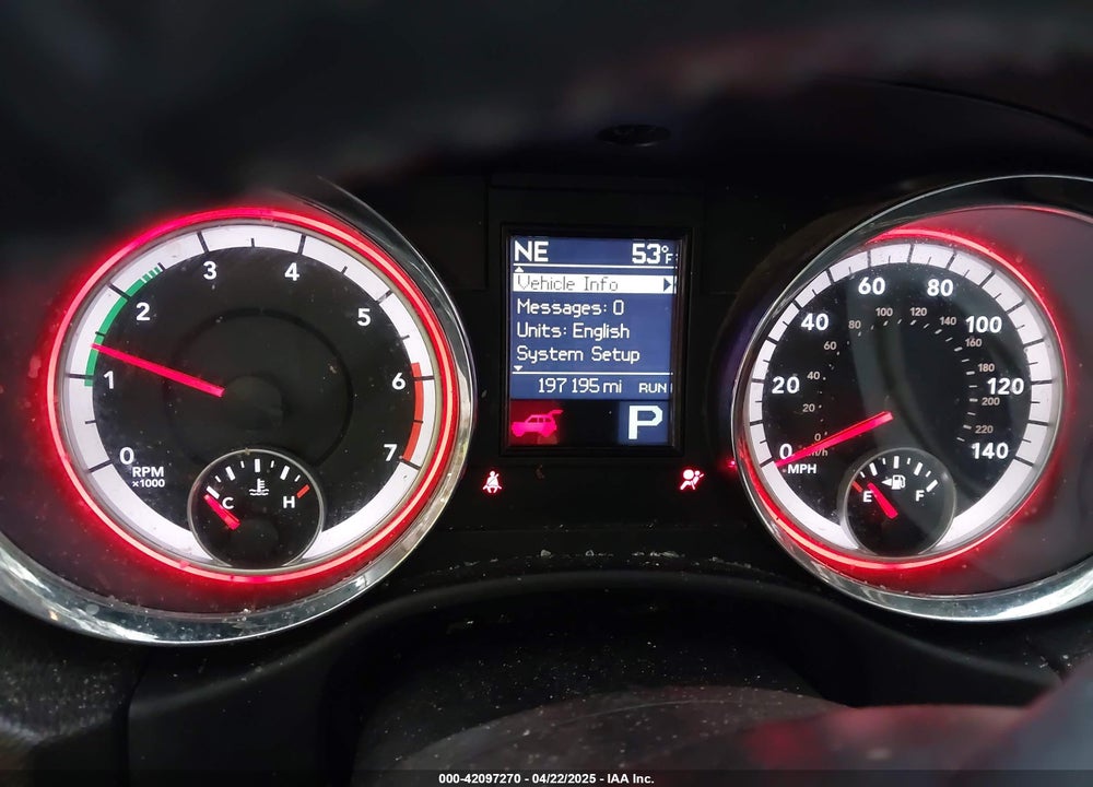 2013 DODGE DURANGO VIN: 1C4SDJDT3DC540700
