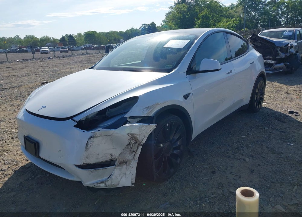 2022 TESLA MODEL Y PERFORMANCE DUAL MOTOR ALL-WHEEL DRIVE VIN: 7SAYGDEF9NF542745