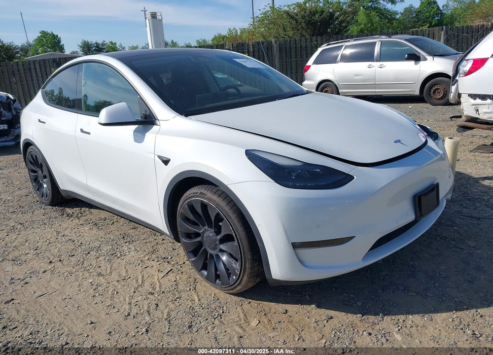 2022 TESLA MODEL Y PERFORMANCE DUAL MOTOR ALL-WHEEL DRIVE VIN: 7SAYGDEF9NF542745