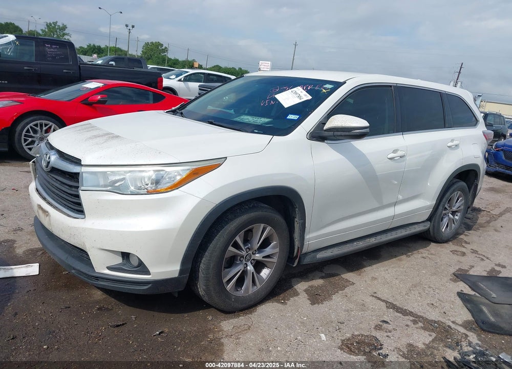 2016 TOYOTA HIGHLANDER VIN: 5TDZKRFHXGS173146