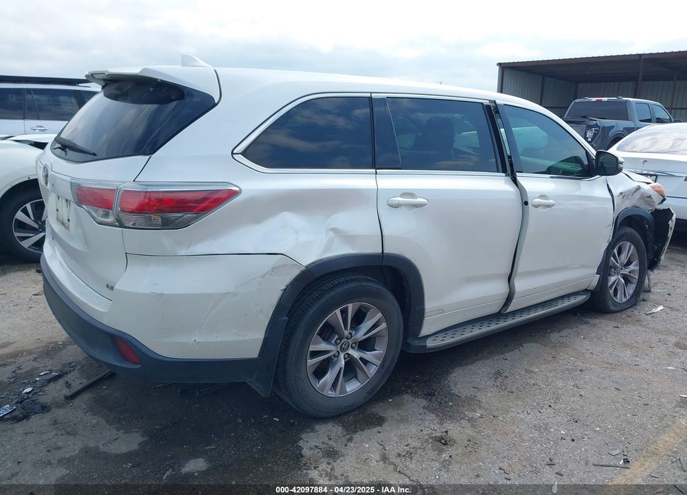 2016 TOYOTA HIGHLANDER VIN: 5TDZKRFHXGS173146