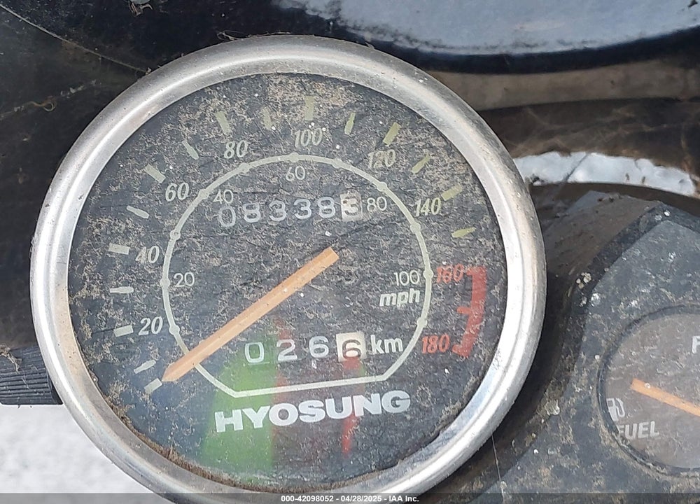 2007 HYOSUNG GT250 VIN: KM4MJ527771104525