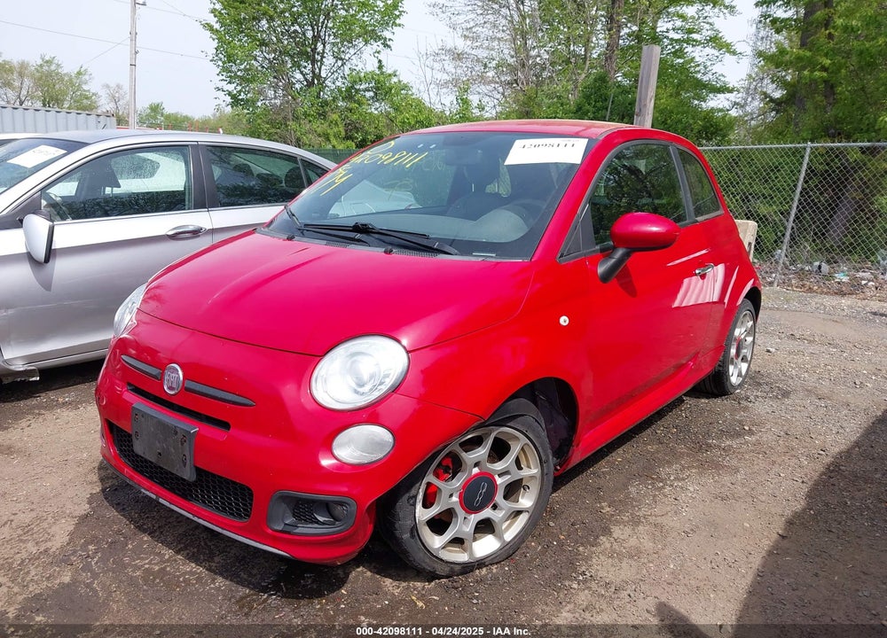 2012 FIAT 500 SPORT VIN: 3C3CFFBR1CT366328