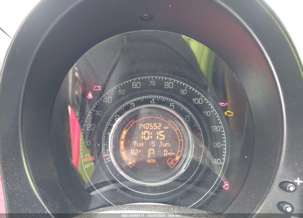 2012 FIAT 500 SPORT VIN: 3C3CFFBR1CT366328