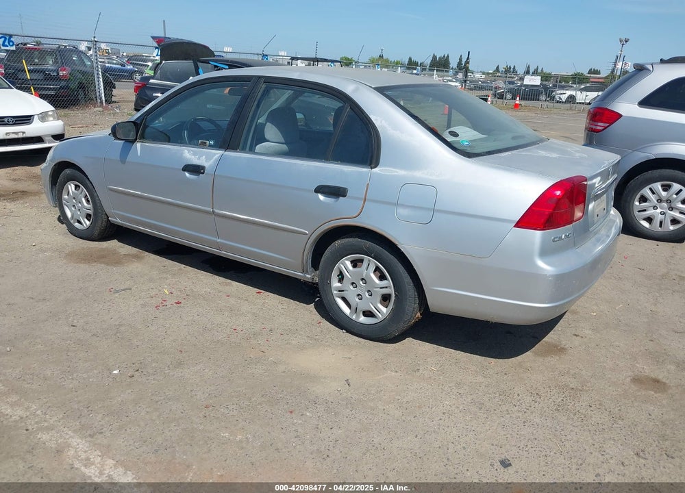 2001 HONDA CIVIC LX VIN: 2HGES16531H589391