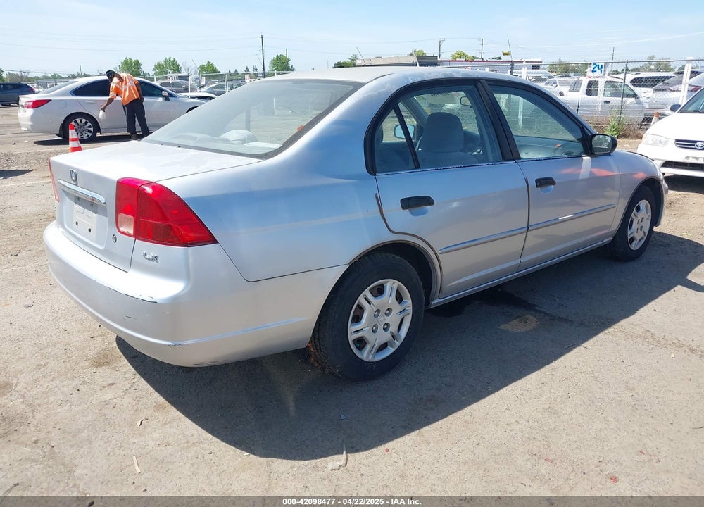 2001 HONDA CIVIC LX VIN: 2HGES16531H589391