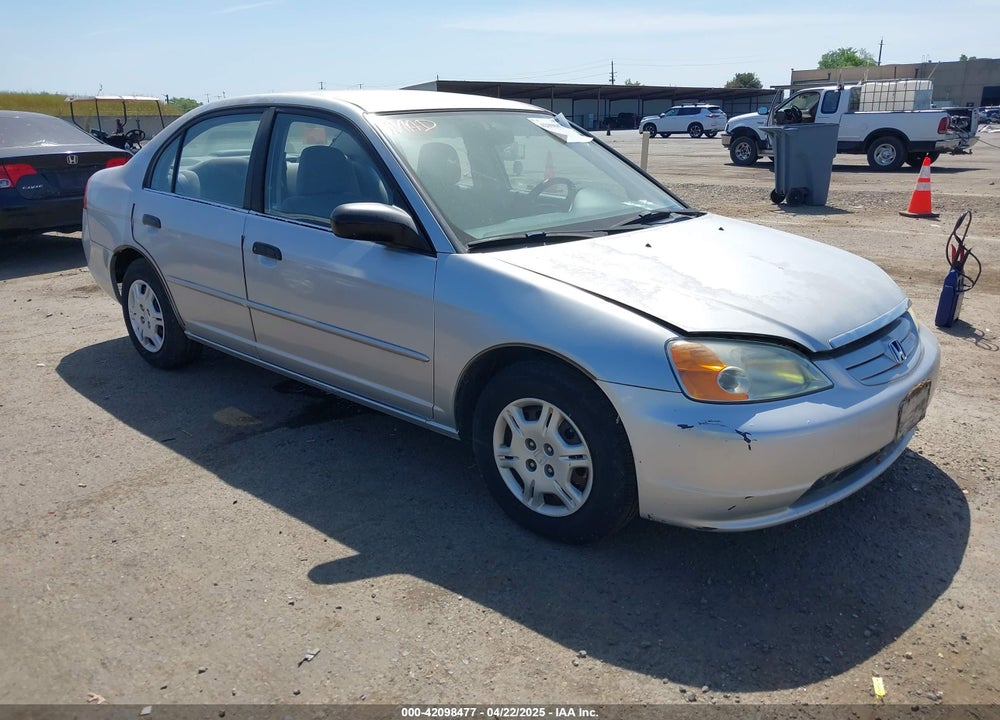 2001 HONDA CIVIC LX VIN: 2HGES16531H589391