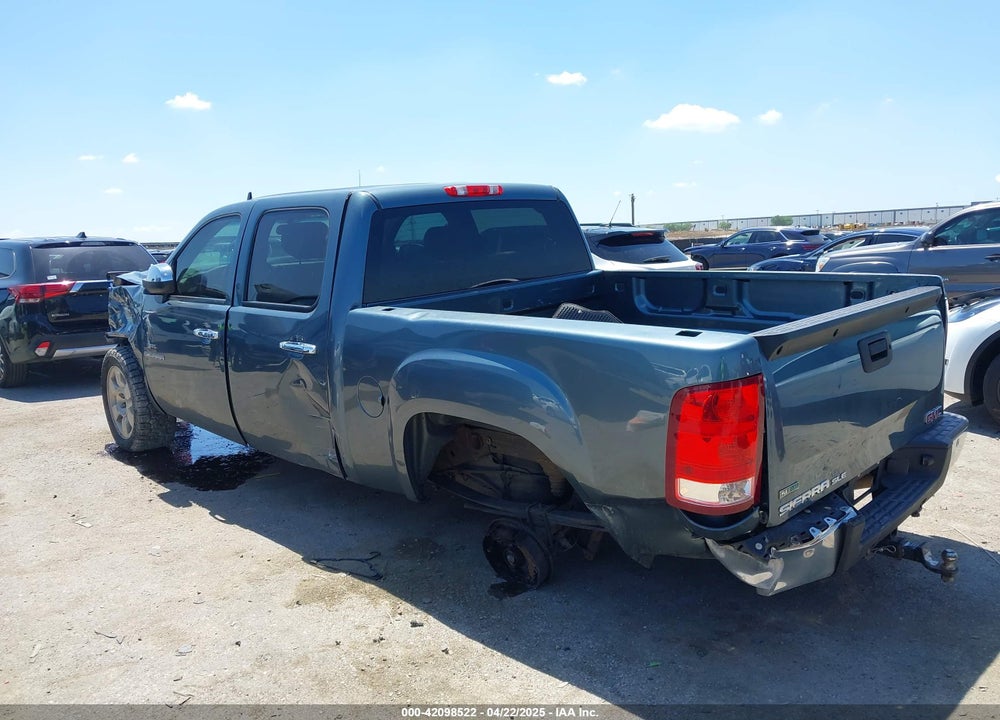 2011 GMC SIERRA 1500 SLE VIN: 3GTP1VE08BG378079