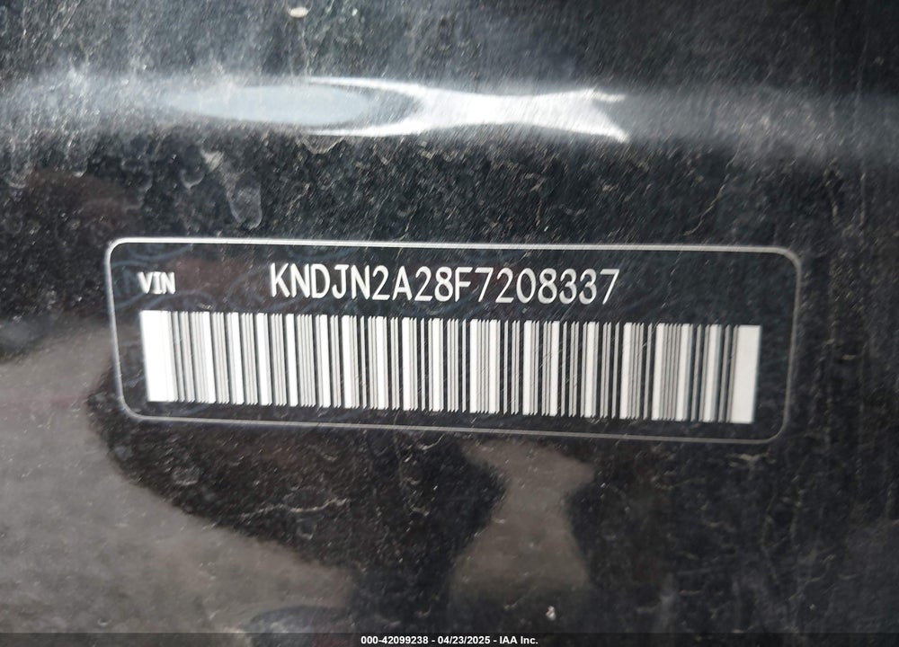 2015 KIA SOUL VIN: KNDJN2A28F7208337