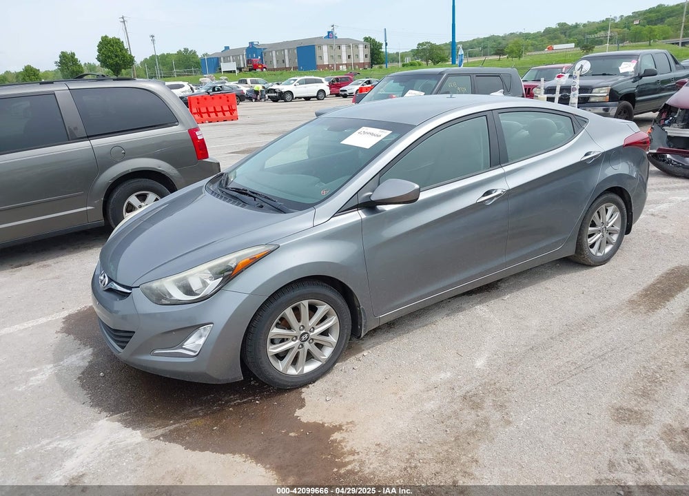 2016 HYUNDAI ELANTRA SE VIN: KMHDH4AE6GU633838
