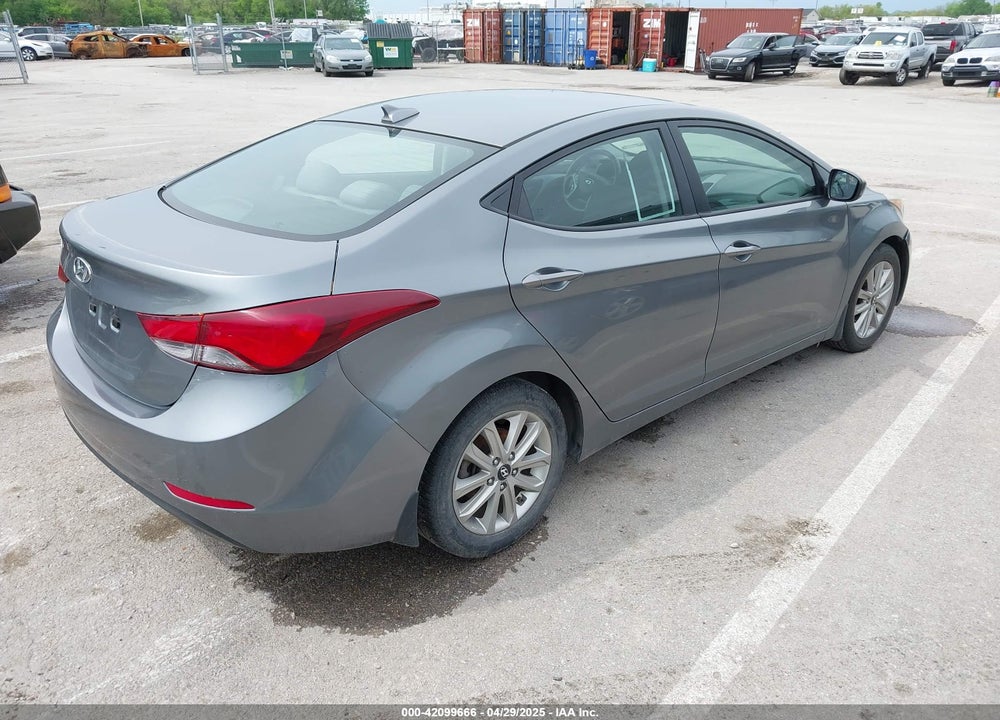 2016 HYUNDAI ELANTRA SE VIN: KMHDH4AE6GU633838