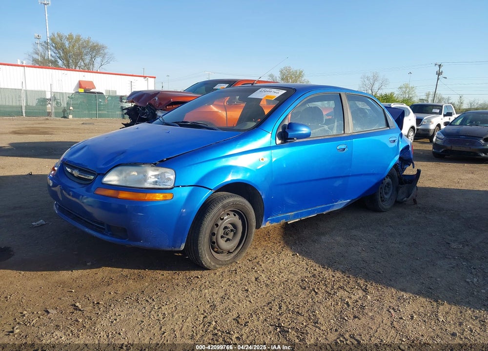 2005 CHEVROLET AVEO LS VIN: KL1TD52665B289064