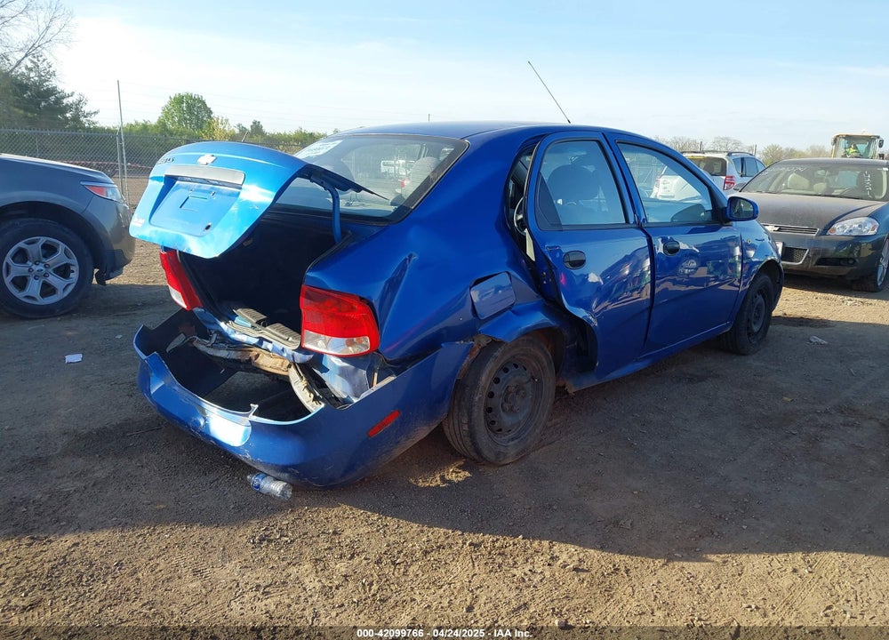 2005 CHEVROLET AVEO LS VIN: KL1TD52665B289064