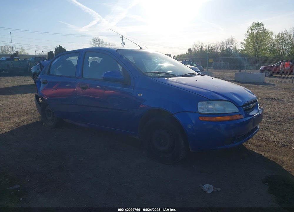2005 CHEVROLET AVEO LS VIN: KL1TD52665B289064